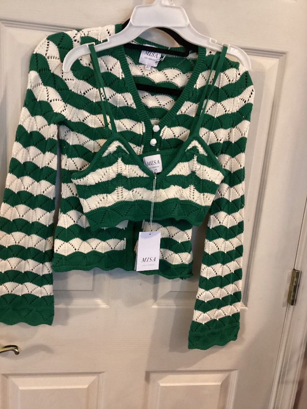 NWT MISA OF LOS ANGELES BRALETTE AND CARDIGAN